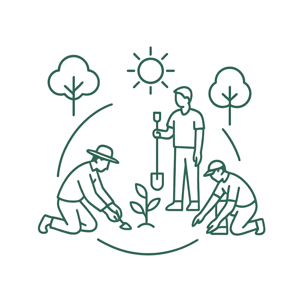Community planting and environmental care
